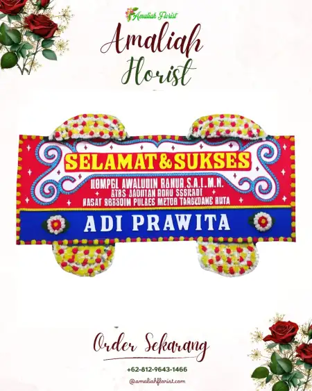Papan Bunga Ucapan Selamat Munungkerep